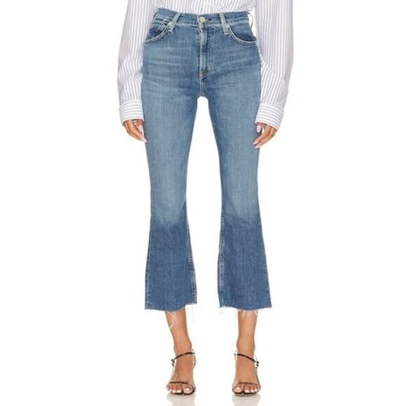 Citizens of Humanity Isola Cropped Boot Jeans - Picture 1 of 7